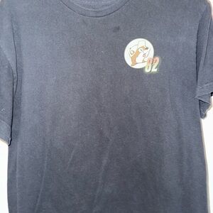 Dark Gray Graphic Short Sleeve Tee